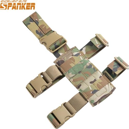 EXCELLENT ELITE SPANKER Outdoor Tactical Molle Mini-leg Hanging Plate Military Equipment Hunting Wearable Panel Accessory