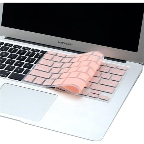 MOSISO Silicone Keyboard Cover Protector For MacBook Air 13 11 Pro Retina 13 15 Waterproof Keyboard Film for new Mac Air 13 2018