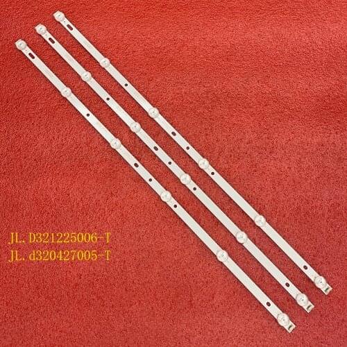 3pcs LED backlight strip For 32” LED TV S412L32H 32L 301C18 HV320WHB-N80 JL.D321225006-T JL.d320427005-T DLED32SLT 3X6