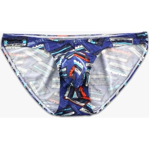 Men Underwear Briefs Men Breathable Printed Underpants Mens Slip Briefs Brand Cueca Male Panties Mens Shorts