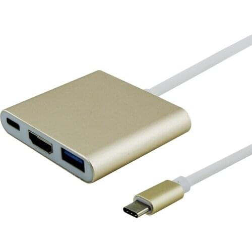 USB C To Adapter Converter USB 3.0 Hub Splitter With Type C Charging Port Multi USB 3.1 Adapter For Macbook Pro Accessories