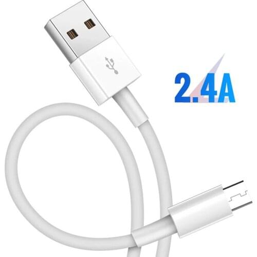 1M/2M 2.4A Micro USB Cable Data Sync USB Charger Cable For Phone USB Micro Cables Sync USB Charger Line For Moblie Phone