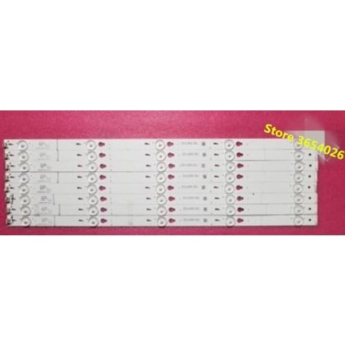 1set=8pieces for TCL B48A558U D48A810 strip TOT-48D2700-8X5-3030C-V3 YHA-4C-LB4805-YHEX2 TCL D48A810