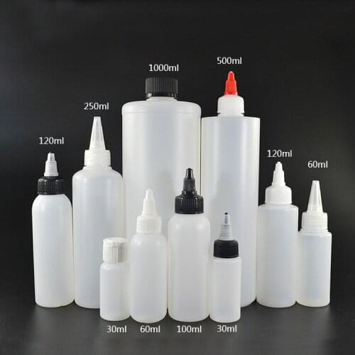 1000pcs *100ml Plastic Dropper Bottle with twist cap Empty 100ml Dropper Bottle cigarette electronique bottle e liquid e juice