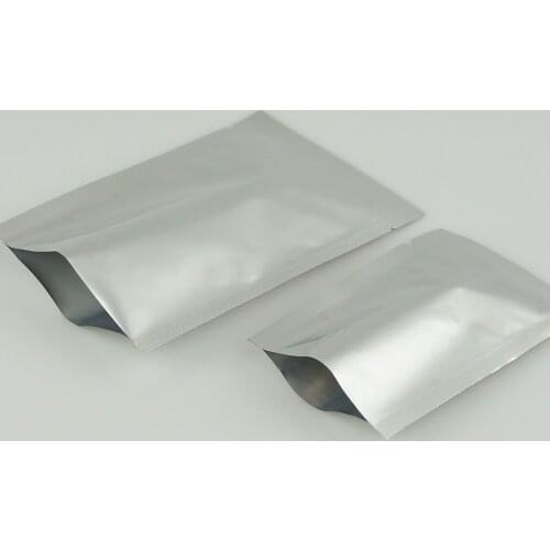 11x16cm Ping pocket 200pcs/lot Pure aluminium bag Sachets food Heat seal smeel proof, mylar coffee bean/powder flat pouch