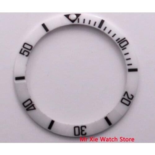 38mm ceramic bezel insert luminous dot fit 40mm watch case SUB Automatic mens watch
