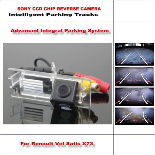 Car Rear Camera For Renault Vel Satis X73 / Espace 4 2003-2014 HD Dynamic Guidance Parking Intelligentized CCD CAM
