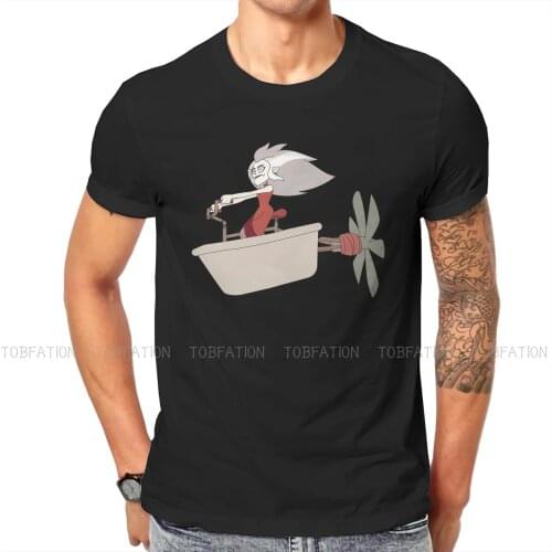 Eda Clawthorne The Owl House T Shirt Vintage Fashion Loose Crewneck TShirt Top sell Harajuku Mens Clothes