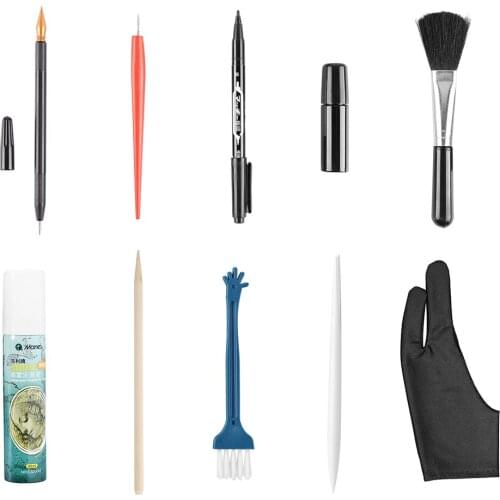 Scratch Painting Tools Scraping Drawing Sketch Art DIY Crafts Scraper Pen Black Brush Stick Paper Boards Kit 2020