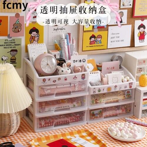 Jewelry Container Make Up Case Makeup Brush Holder Organizers Box Makeup Organizer Drawers Plastic Cosmetic Storage Box Holder