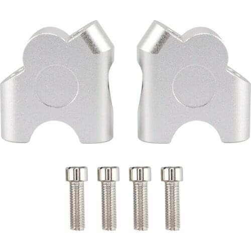 Motorcycle Handlebar Risers Clamp Mount 22mm Handle Bar Clamp Extend Adapter for SUZUKI DL650 DL1000