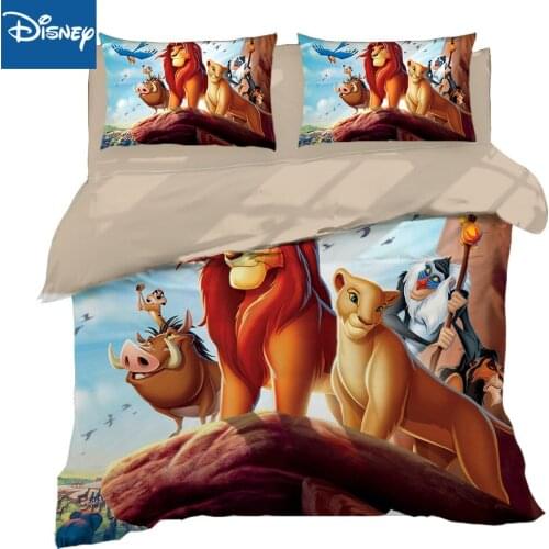 Animal bedding set size lion king 3D duvet cover single bed linens teenage bed galaxy bedspread home textile kids bedding set
