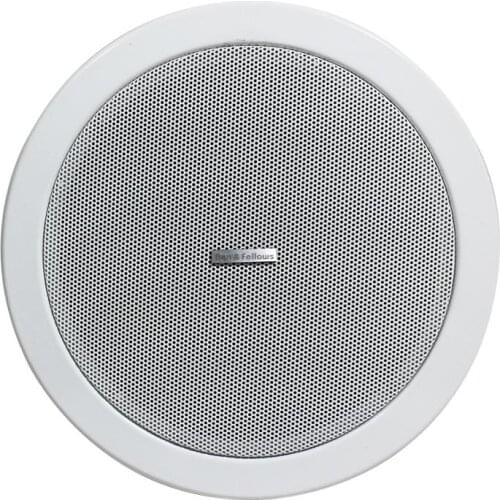 6 inch 15w SIP network in ceiling speaker supporting 24VDC or PoE power supply for Public address system