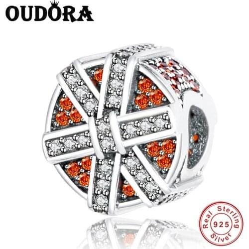 925 Sterling Silver Dazzing Gift Box Charm Fit Original Pandora Charms Silver 925 Bracelet Women Fashion Jewelry Berloque