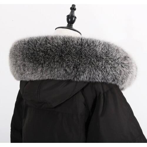 2020 winter new fashion men and women models real fox raccoon fur collar cap collar