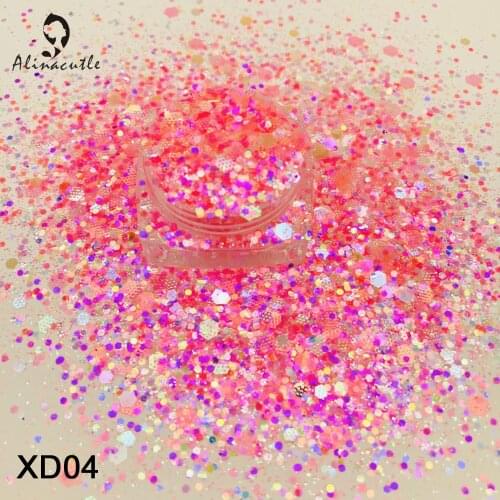 15g/Jar Mixed Color Diamond Sequins In Mixed Sizes For Nails Art Handmade Craft Accessories Scrapbook Shakes DIY Sequins