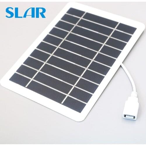 5V 800mA 4W Output microUSB Outdoor Battery Charger USB Female Port 5V 4W Charge Regulators Solar Panel 3.7V 18650