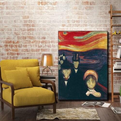 Abstract figure classical man girl color landscape oil painting canvas printings printed on canvas wall art decoration pictures