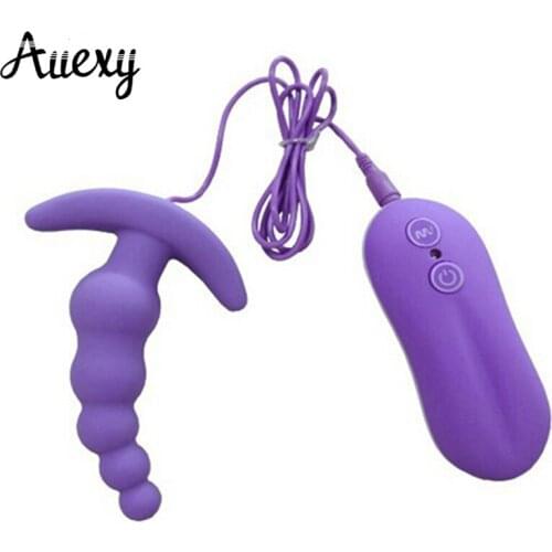 AUEXY Anal Vibrator Plug Prostate Massager Anal Beads Vibrator Masturbation Sex Toys for woman Butt Plug Sex products for Men
