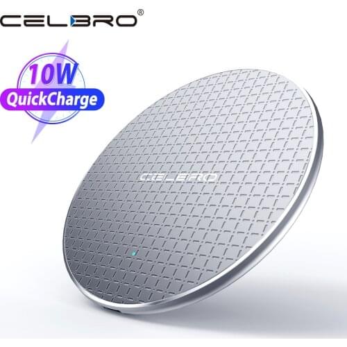 Qi Wireless Charger for iPhone 11 Pro Max X XS XR 8 10W Fast Charging Pad for AirPods Pro 2 Wireless Version Lattice Charge 10 W