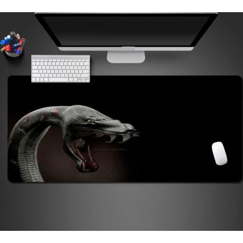 Big Mouth Snake Mouse Pad Rubber Washable Computer Keyboard Mouse Desk Mats PC Computer Gamer Favorite Large Mouse Playing Pad