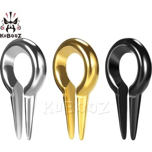 Wholesale Price Hot Product Stainless Steel Round Circle Ear Weight Piercing Gauges Stretchers Body Jewelry Ear Expanders 10PCS