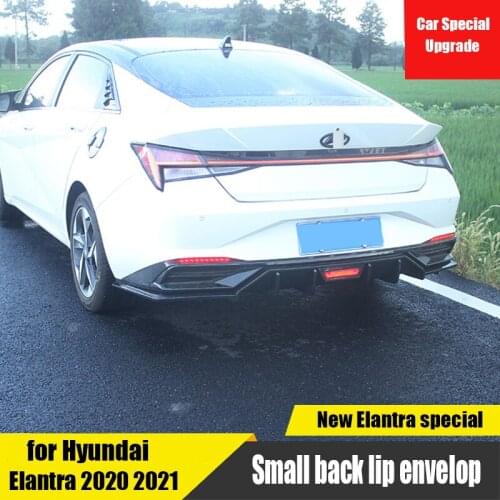 For Hyundai Elantra Avante CN7 2020 2021 car rear modification small surround rear lip decoration modification