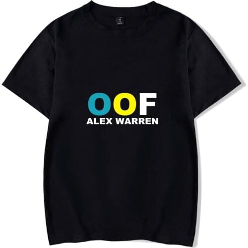 Alex Warren Print Spring Summer Holiday Street Graffiti Style Men/Women Casual T-shirt Streetwear Casual Style