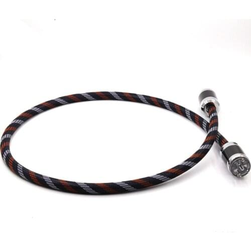 Hi-end 5N occ pure copper US AC Audio Power Cable hifi with US carbon fiber Power Cord cable