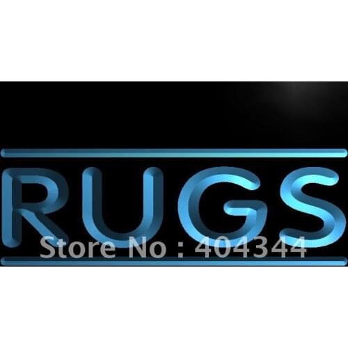 LB833- Rugs Display Area NEW LED Neon Light Sign home decor crafts