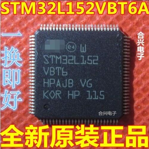 1Pcs/lote STM32L152VBT6 STM32L152 LQFP-100 MCU microcontroller, brand new original