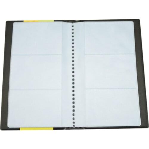 Men Office Business Card Case PU Leather 120 Bank Cards ID Credit Card Holder Book Cases Keeper Organizer New Passport Box