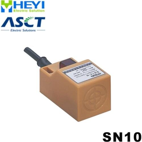 Non-shielded 4 wire NO+NC 30*30*52mm Square inductance sensor SN10 proximity switch