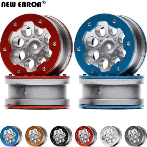 NEW ENRON 1.9" Plastic 54*40*26 Beadlock Wheels Hub Rims Tires for 1/10 RC Crawler Axial SCX10 Traxxas TRX-4 Tamiya CC01 jimny
