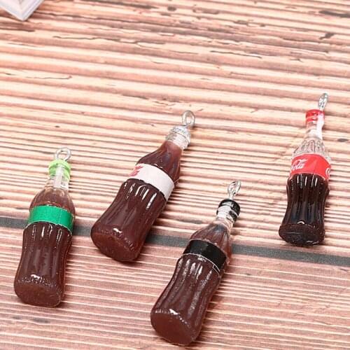 10 Wine Bottle Charms Pendants For Neckalce Bracelet DIY Jewelry Making 32mm*11mm