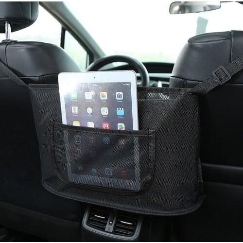 Car Net Pocket Handbag Holder Car Seat Storage Between Seat Storage Pet Net Barrier Dog Net Barrier Auto Interior Accessories