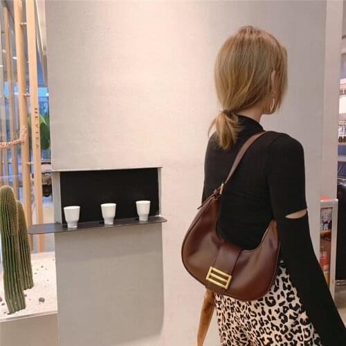 SOTAKENPA Crescent Bag Retro Shoulder Bag Woman Bags 2021 Cheap Womens Bags Hit Womens White Crossbody Handbags Luggage