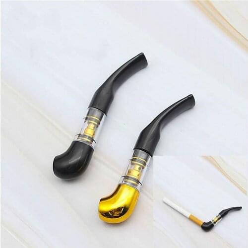 SUEF 1PCS Cycle Filter Smoke Pipes Cigarette Pipes Resin Tobacco Pipe Standard Smoking Pipe Mouthpiece Cleaning Cigarette@1