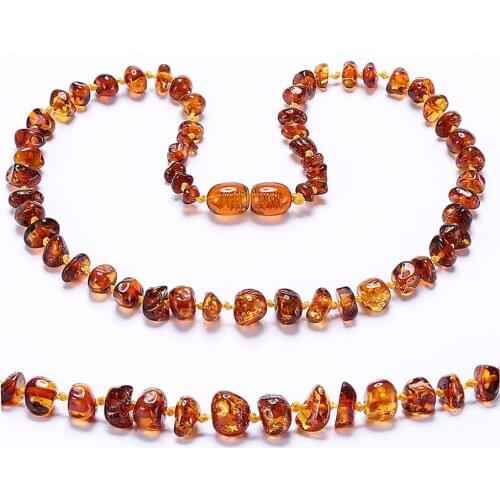 Amber Teething Necklace/Bracelet - No invoice, no price, no logo - 7 Sizes - 4 Colors - Ship from US&UK&AU&CN