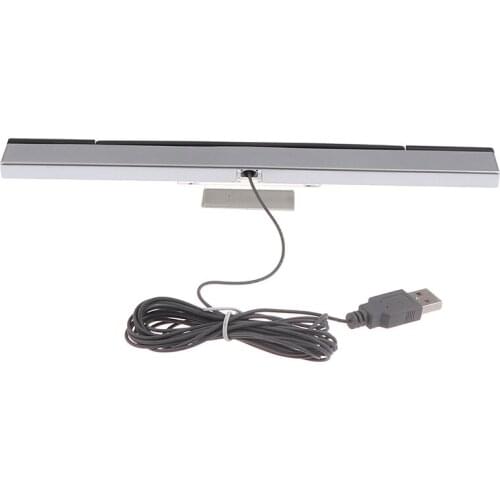 1PC Game Accessories Wii Sensor Bar Wired Receivers IR Signal Ray USB Plug Replacement for Nitendo Remote Hot Sale