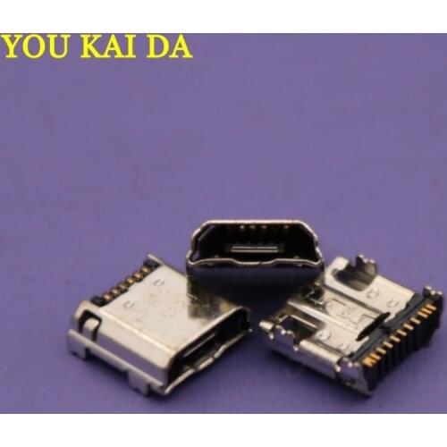 50pcs for Samsung Galaxy Tab 3 7.0 T210 T211 P3200 Dock Connector Charging Port micro USB jack socket plug Charger 11 pin female