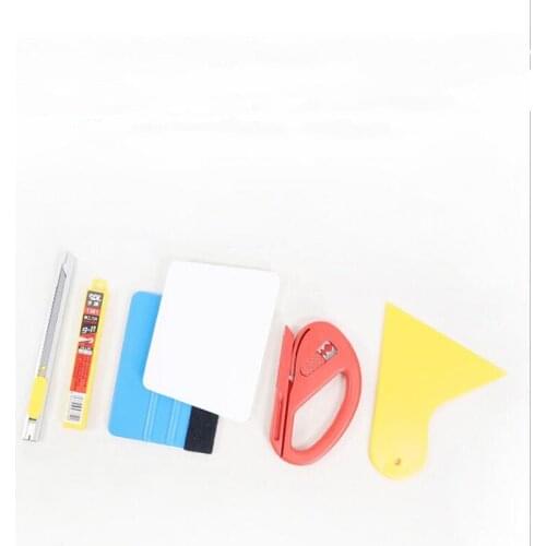 6-piece set of car color change film trimming tool gap construction scraper color change film invisible car clothing tool set