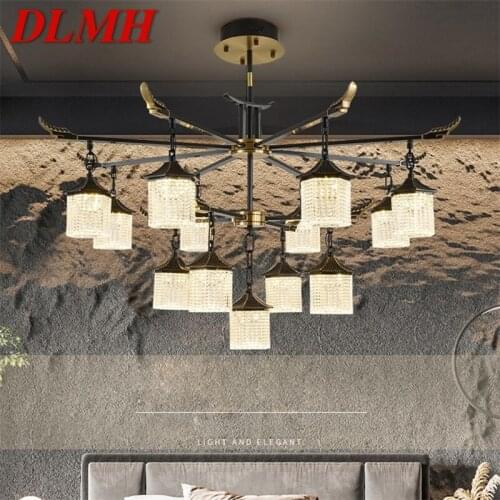 DLMH New Pendant Light Modern Luxury Brass LED Lamps Fixtures For Home Decorative Dining Living Room