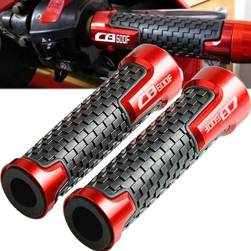 For Honda CB600F CB 600F Hornet 2007-2013 2008 2009 2010 2011 2012 Motorcycle 22mm CNC Rubber Gel Handle Bar Grip Hand Grips