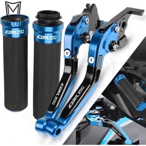 For Honda CBR250 CBR 250 MC19 MC22 1988-1994 1993 1992 1991 Motorcycle Accessories CNC Brake Clutch Levers Handlebar Hand Grips