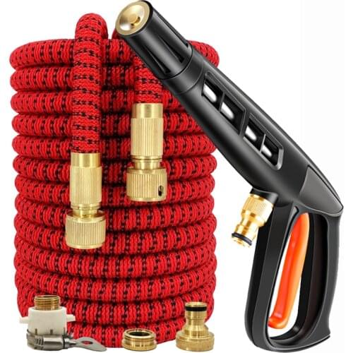 Hot Sale Garden Hose Magic Telescopic Garden Hose High Pressure Car Wash Stretch Hose Nozzle Portable Car Washer Direct Shipment