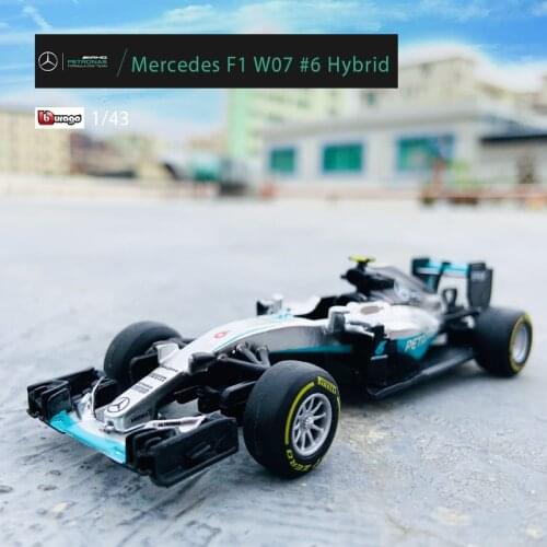 1:43 Bburago F1 2019 2018 Racing Ferrari SF90 SF71H SF70H SF16H RedBull Honda RB15 RB14 RB13 RB12 Benz W07 W10 Diecast Model Car