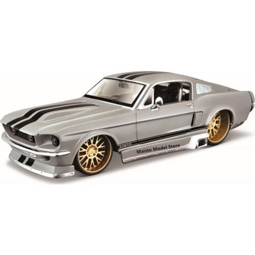 Maisto 1:24 1967 Ford Mustang GT classic cars Highly-detailed die-cast precision model car Model collection gift