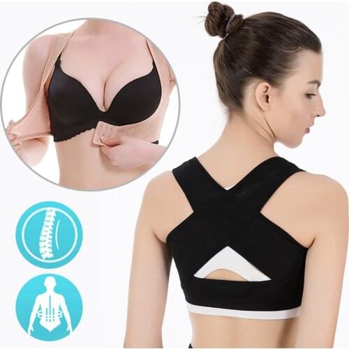 CANFU Posture Corrector Support Bra for Women Back Support Shapewear Chest Brace Up Shoulder Lumbar Correction Health