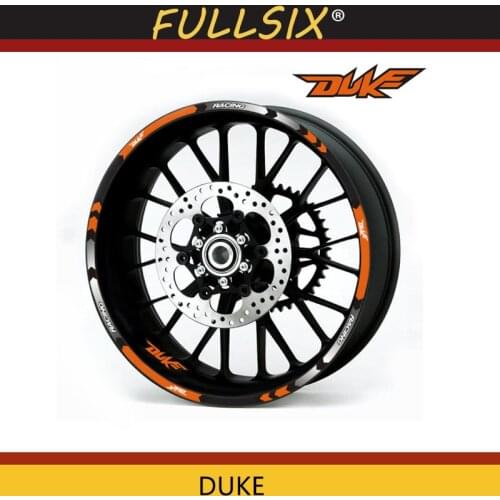 Hot sell Motorcycle Rim stripes Decals 17inch Wheel Sticker Reflective Tape For KTM DUKE 200 390 690 990 Reflective sticker